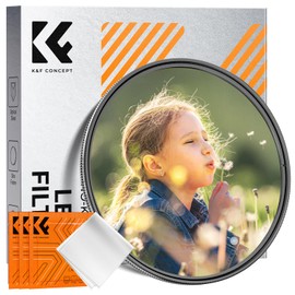 K&F CONCEPT 49mm 1/8 Black Mist & ND2-32 Filter Multifunction Filter 2-in-1 2-in-1 Soft Effects + Dimming Effects Variable ND 18-Layer Nano Coating (Nano-Klear)