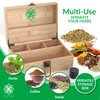 Improved. Nunya Large Storage Box for Herbs with Accessories, a