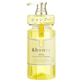 & Honey Silky Smooth Moisture Shampoo 1.0 "For Smooth Hair That Goes Through Your Fingers" 15.4 fl oz (440 ml)