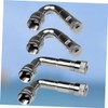 BESPORTBLE 4pcs Brass Valve Stem Extensions Angle Adapters for Car