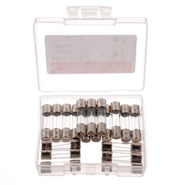 BOJACK 5x20mm 6A 6amp 250V 0.2x0.78 Inch F6AL250V Fast-Blow Glass Fuses(Pack of 20 Pcs)