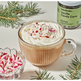 Lake & Oak Tea Co Vanilla Candy Cane Superfood Tea Blend