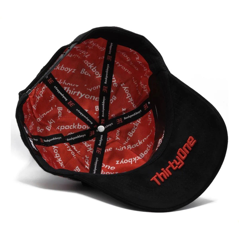 Mochila Gorra Curva Ajustable Para 31 Sombreros Gelato Negra