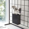 Yamazaki Kitchen Rack, Horizontal Stove Rack, Freestanding Mesh Panel for