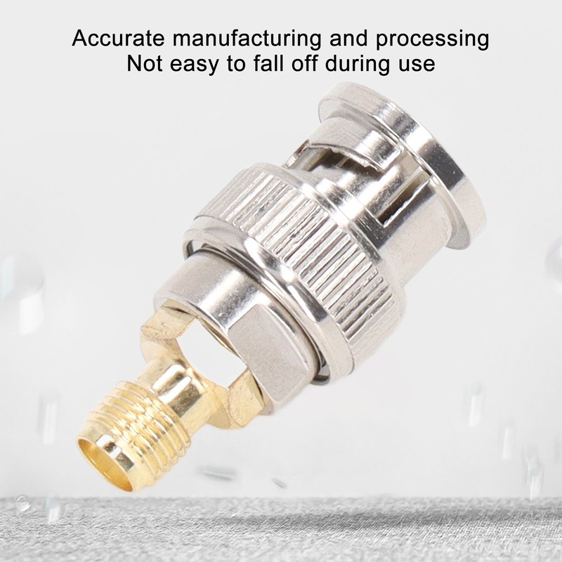 10Pcs RF Coaxial Adapter Cable Connector SMA Female to BNC