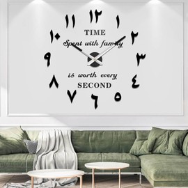 VANGOLD Wall Clock for Living Room Decor