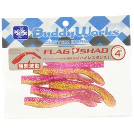 BuddyWorks FLAG SHAD4 APG Appeal Pinkin Lure