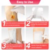 Niceful 50 Count Adhesive Gauze Island Dressing 4" x 4",