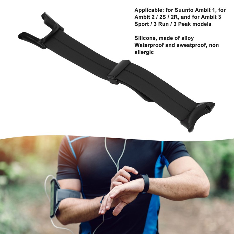 Magnetic Silicone Watchband for Suunto Ambit 1 2 2S 2R