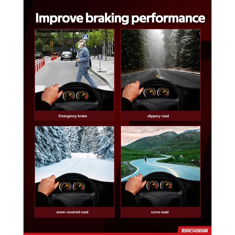 Torchbeam Front Brake Pads and Rotors Kit - Brake Rotors