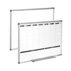 KODAPAGE Weekly Dry Erase Board, Weekly Planner whiteboard with Hourly time Slots, Whiteboard Weekly Calendar for Schedule for Wall 24" X 18" Double-Sided for Office, Home and School