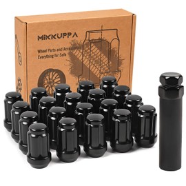 MIKKUPPA M12x1.25 Lug Nuts - Replacement for 1993-2020 Nissan Altima, 1989-2020 Nissan Maxima, Subaru Aftermarket Wheel 20pcs Chrome Closed End Lug Nuts