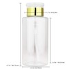 PANA 10oz Push Down Pump Dispenser Flip Top Cap Refillable