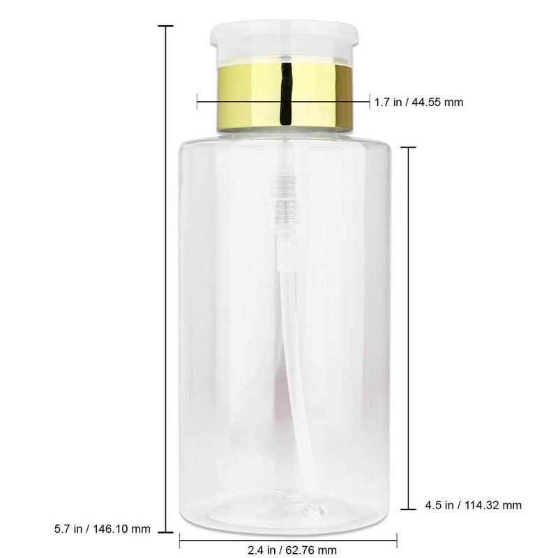 PANA 10oz Push Down Pump Dispenser Flip Top Cap Refillable