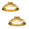 Kudos Gold Flush Mount Ceiling Light 2-Pack, 16 Inch LED