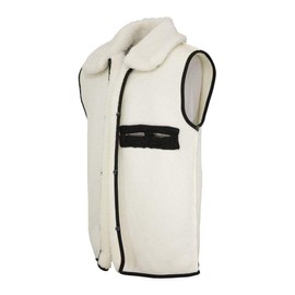 Outback Trading Company Unisex 2008 Wool Button-In Insulated Warm Liner Vest for Oilskin Jackets and Dusters, Natural, Medium