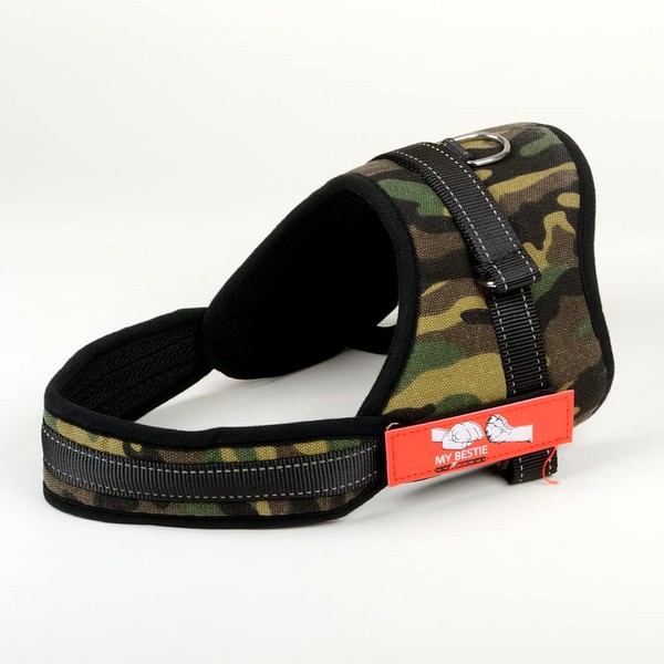 My Bestie Dog Harness Vest Camouflage (Medium)