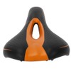 Mountain Road Bike, Comfortable Bike Seat Saddle Soft Orange Seat