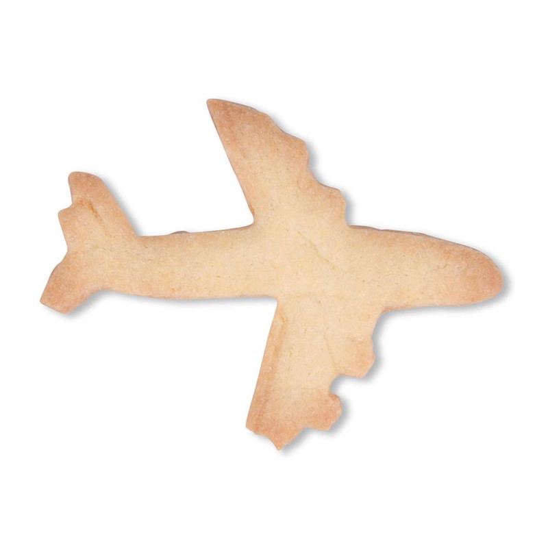 Staedter Embossing Plane Cookie Cutter, 7.5 cm, Stainless Steel Silver,