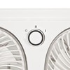 Comfort Zone CZ329WT 9" Dual Window Fan with 180° Rotating
