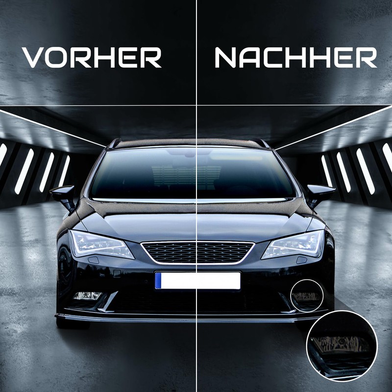 Fog lamp daytime running lights foils set tint film stickers,
