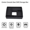 JONKOKO Black Rubber Car Center Console Gear Shift Storage Box