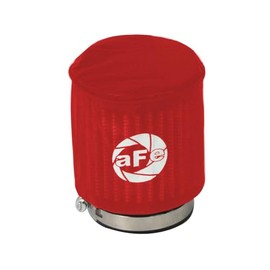aFe Power Prefilter Filter Wrap - 4.50" Base, 4.50" Top, 4" Tall, #28-10222, Red
