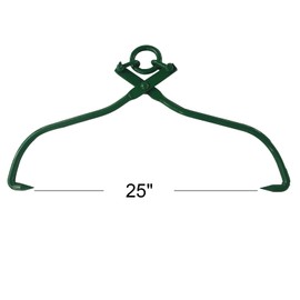 Timber Claw Hook, 25 in - Log Lifting Tongs Heavy Duty Grapple Timber Claw, Lumber Skidding Tongs Logging Grabber 25" Jaw Opening