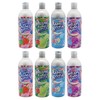 Sangaria Ramune Japanese Soft Drinks Mix Combo, Ramu Bottle, Carbonated,