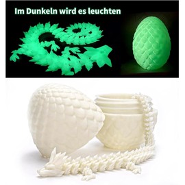 3D Dragon Figures in Dragon Egg Toy Decoration - First Mother's Day Gift, Easter Gifts Children Surprise Egg for Mum Boy Girl