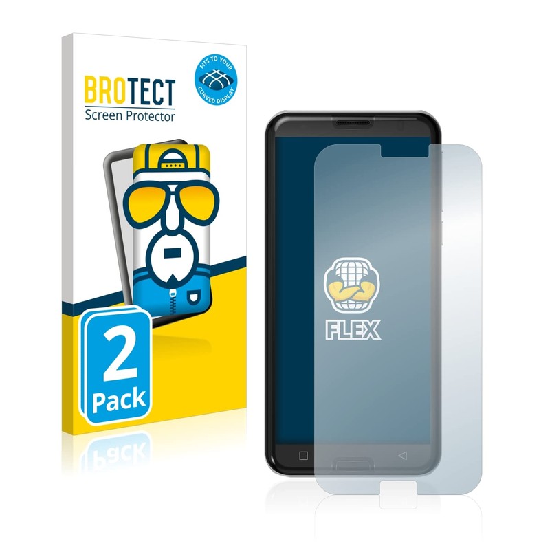 BROTECT Pack of 2 Full Cover Screen Protectors for Emporia