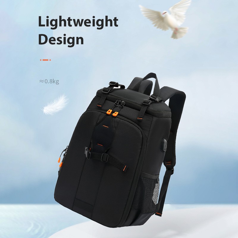 Camera Backpack Water-resistant Camera Bag Photography Backpack Large Capacity Camera