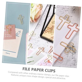 Operitacx 2 Sätze Büroklammern-set Stange Büro-memo-clip Extra Große Büroklammern Bibel-büroklammer Büroklammern Sortiert Selbstklebende Kabelclips Papier Drahtklammern Metall 40 Stück * 2