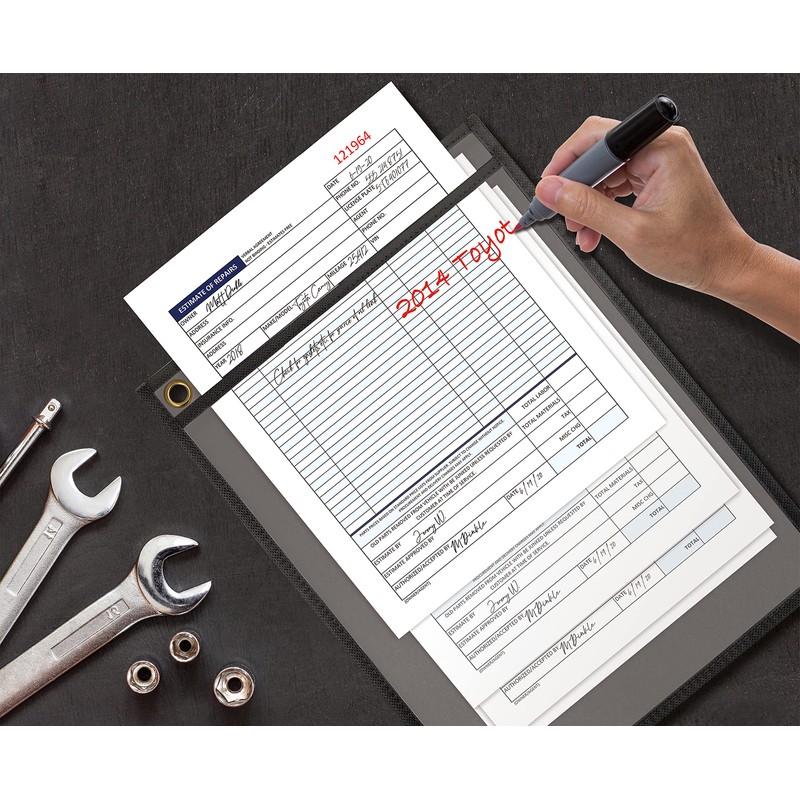 Better Office Products Shop Ticket Holders, 9 x 12 Inches,
