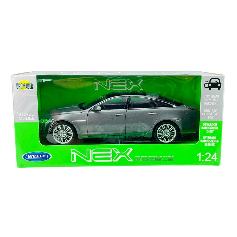 Welly Jaguar XJ X351 Saloon Silver Grey 2009 1/24 Metal