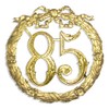Walter Kunze Anniversary Number 85, Diameter 24 cm, Gold, Anniversary