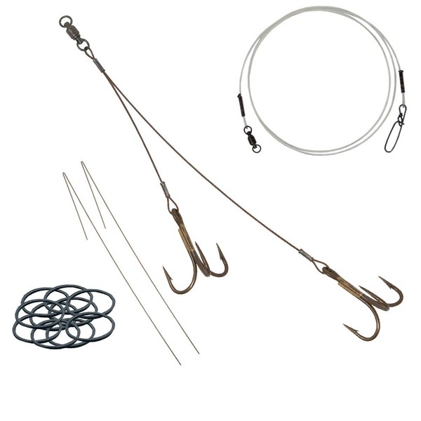 Tooth Shield Tackle Musky Quick Strike Sucker Rig 175 lb.