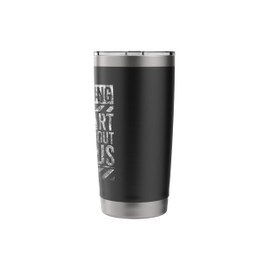 Funny Warning Sign May Start Talking About Hummus Stainless Steel Insulated Tumbler