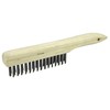 Weiler 25100 Vortec Pro Scratch Brush, .012 Carbon Steel Fill,