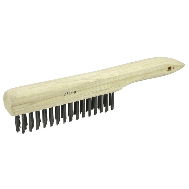 Weiler 25100 Vortec Pro Scratch Brush, .012 Carbon Steel Fill,