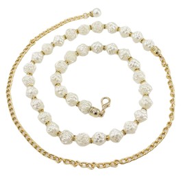 FAIRYGATE Women's Beaded Thin Waist Chain Bead Belt Dress Decoration Waist Bead Pendant, DA64, Da6416