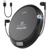 Coby Portable Bluetooth CD Player with FM Radio & Headphones,