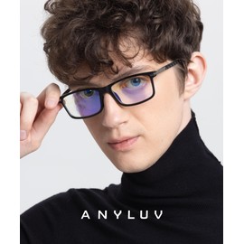 ANYLUV Blue Light Blocking Glasses for Men/Women Upgraded Carbon Fiber Temples Glasses Anti Eyestrain & Gaming Protection