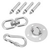 Stainless Steel Hammock/Swing Hanging Kit Ceiling Mounting Plate Snap Hook