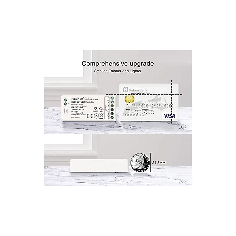 Kingled FUT035S Mini RF Receiver for Dual White CCT Mi