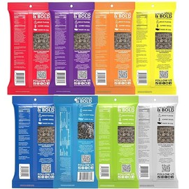 SMACKIN' Sunflower Seeds, Roasted Jumbo Small-Batch, American Made - Variety, 1.5oz bags (11 pack)