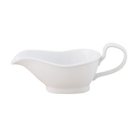 HIC 8-ounce Porcelain Gravy Boat, Serves 2