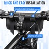 Bike Handlebar Bag, 2L Waterproof Bicycle Front Bag Dry Roll
