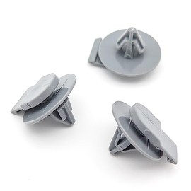 VVO Fasteners Grey Plastic Clips Wheel Arch Flares & Trims Rear Trim Compatible with Some Mini One, Cooper, Hatch, Convertible, Clubman, Coupe, Roadster (Pack of 10 Clips)