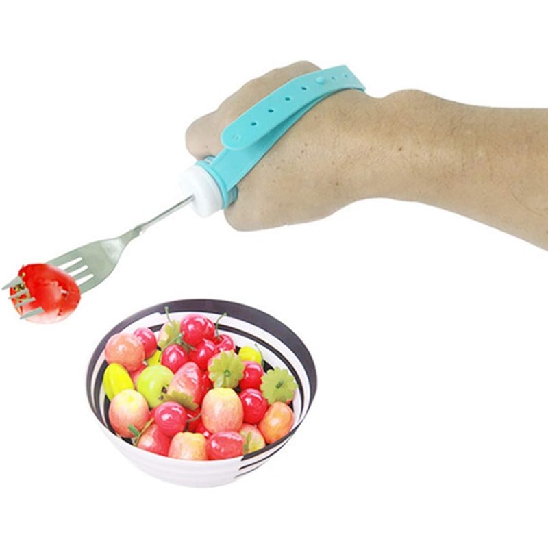 Adaptive Utensils Aid Tableware- Weighted Special Spoon Fork Sets, Travel
